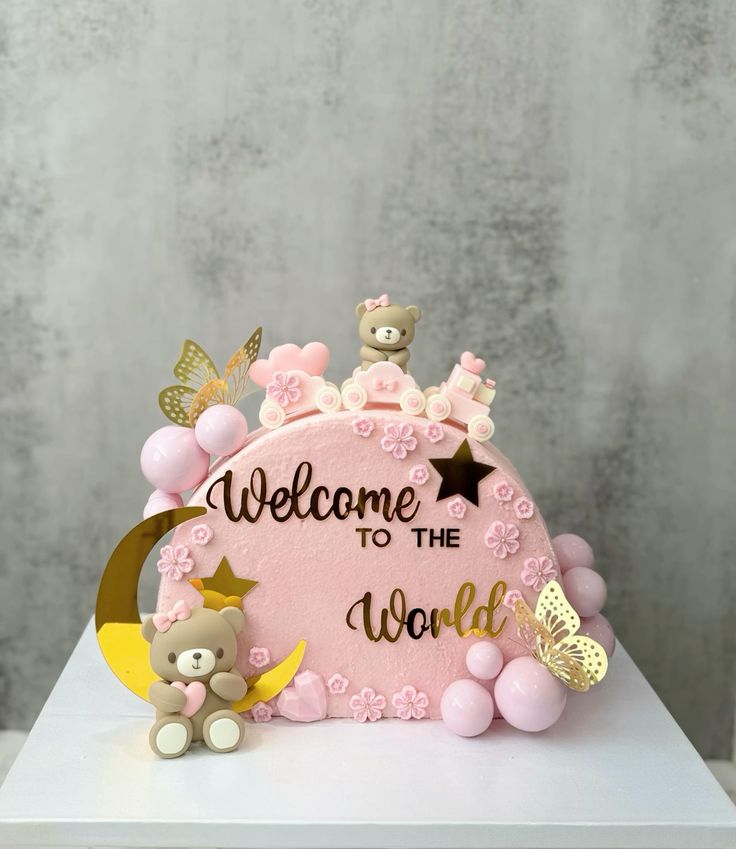 كيكة للمولودة من كيك قاردن