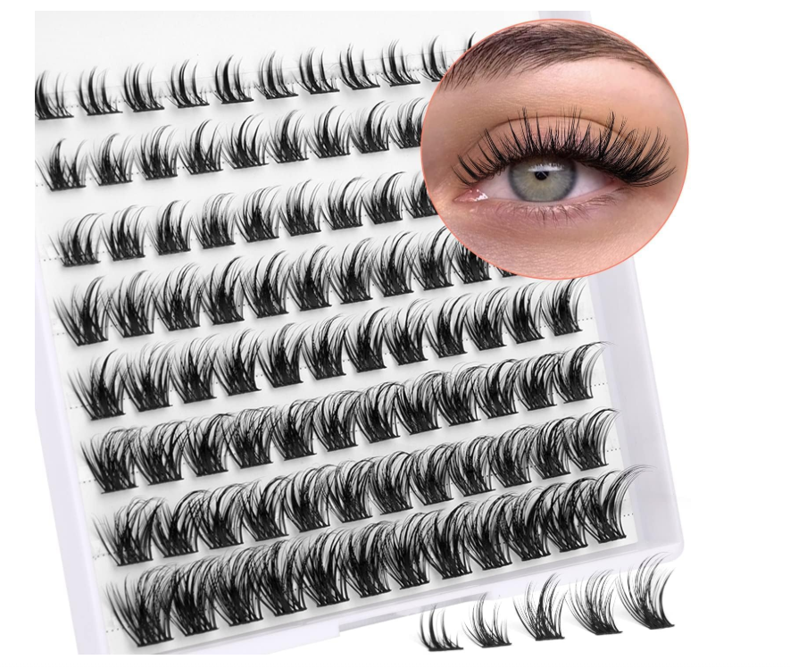 رموش صناعية – 48 قطعة (8-16 مم)